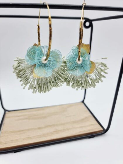 Boucles d’oreilles Éclosion florale