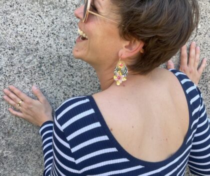 Boucles d’oreilles Wild Flower – Collection Les Audacieuses