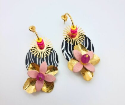 Boucles d’oreilles Wild Flower – Collection Les Audacieuses