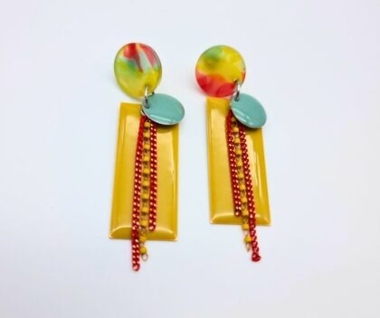 Boucles d’oreilles Soleil Pop – Collection Les Audacieuses