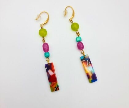 Boucles d’oreilles Fiesta Color – Collection Les Audacieuses