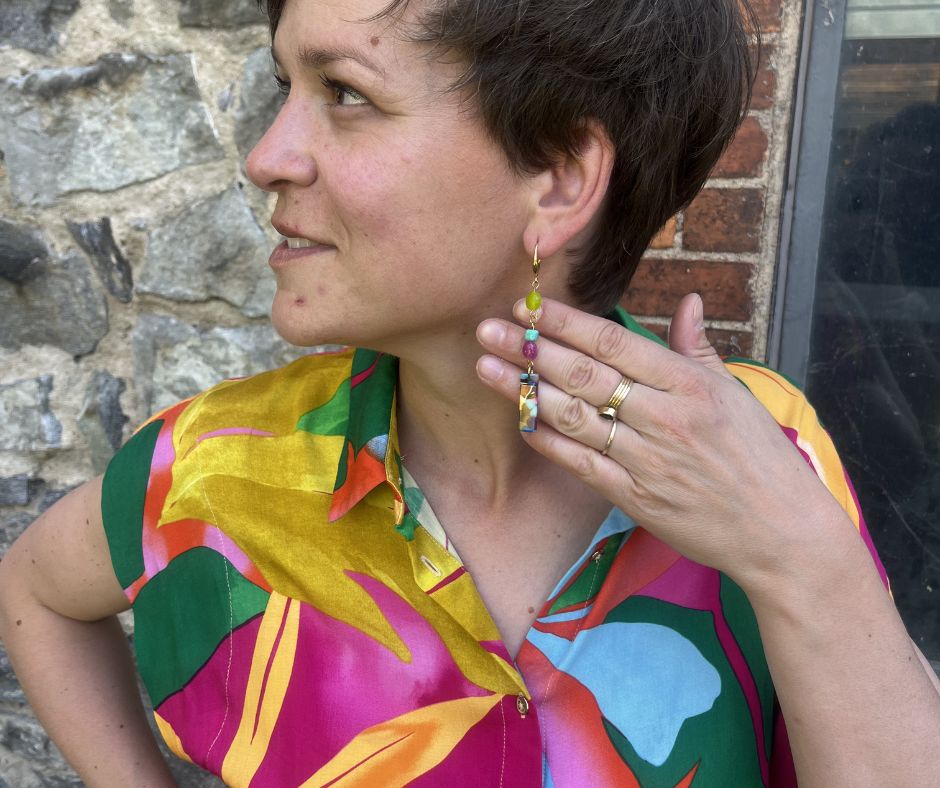 Boucles d’oreilles Fiesta Color – Collection Les Audacieuses