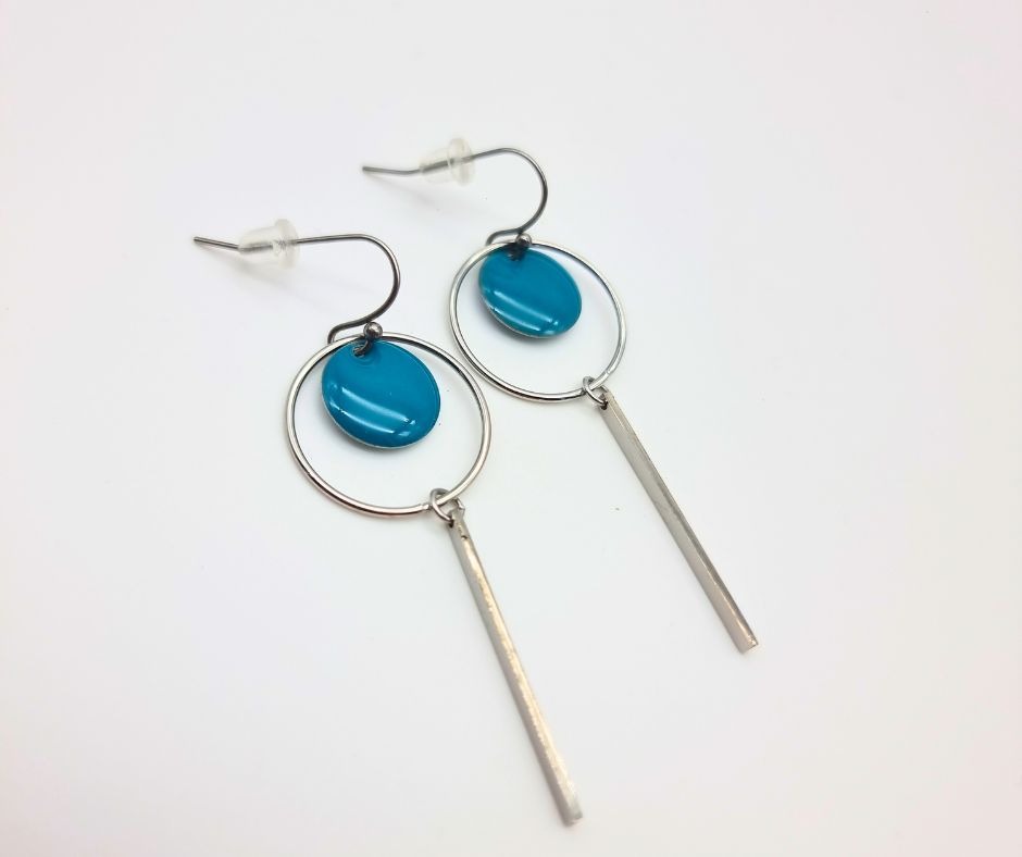 Boucles d’oreilles Minimal Pop – Collection Les Intemporelles – Image 8