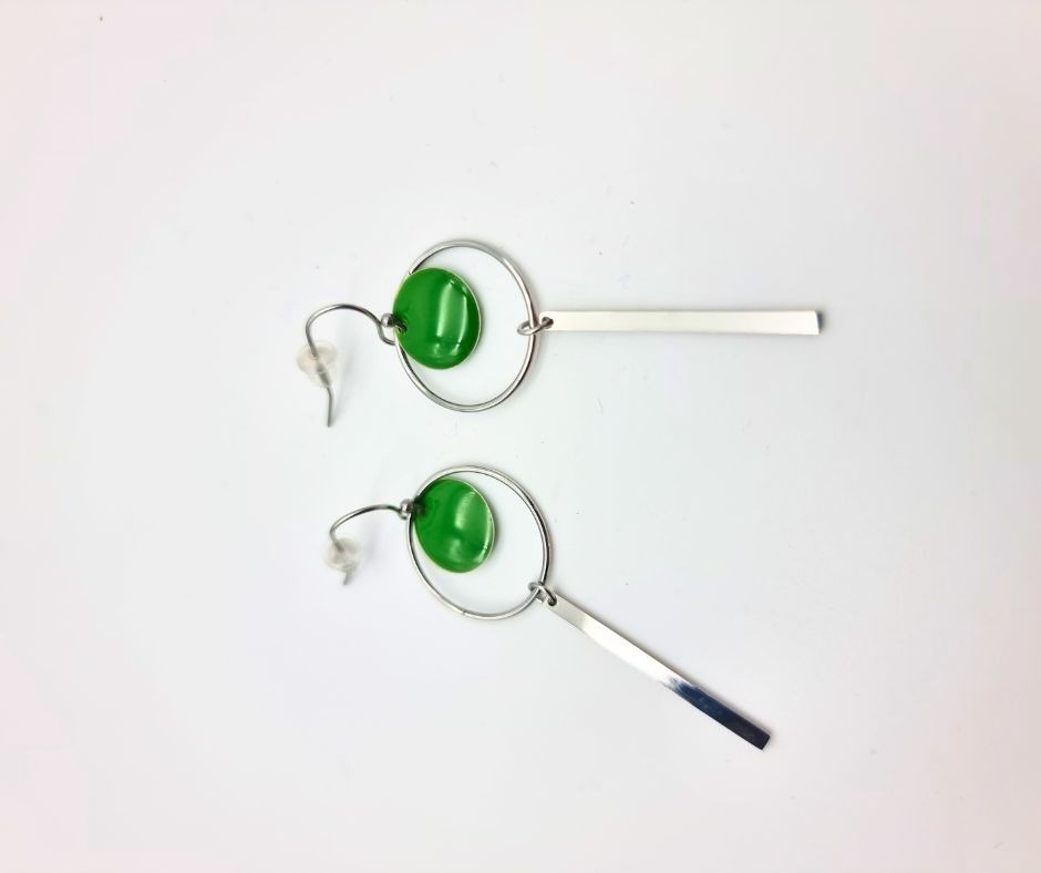 Boucles d’oreilles Minimal Pop – Collection Les Intemporelles – Image 4