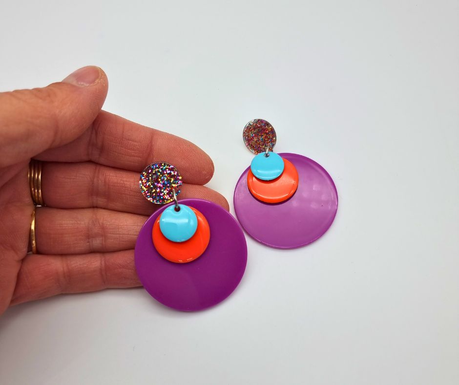 Boucles d’oreilles Solaris – Collection Les Audacieuses – Image 4
