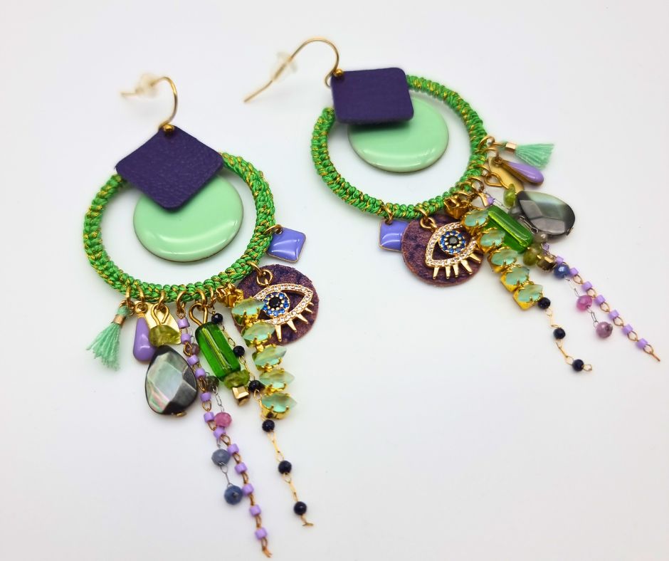 Boucles d’oreilles Calypso – Collection Les Audacieuses – Image 4