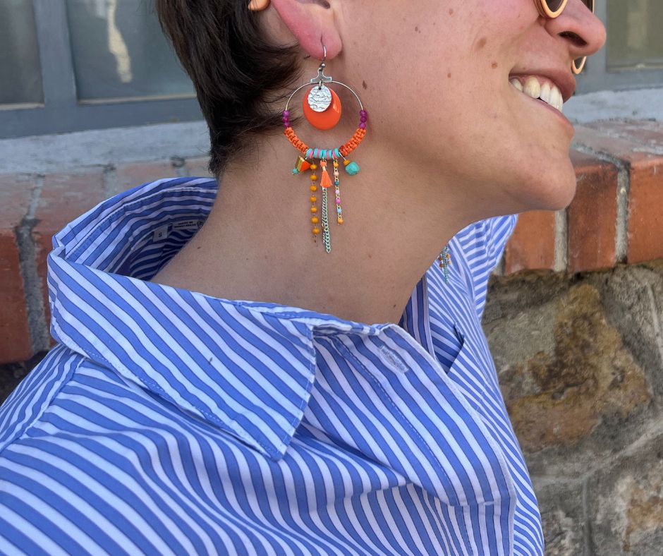 Boucles d’oreilles Soléa – Collection Les Audacieuses – Image 3