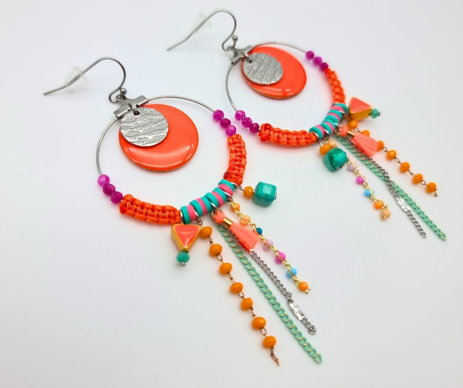 Boucles d’oreilles Soléa – Collection Les Audacieuses – Image 4