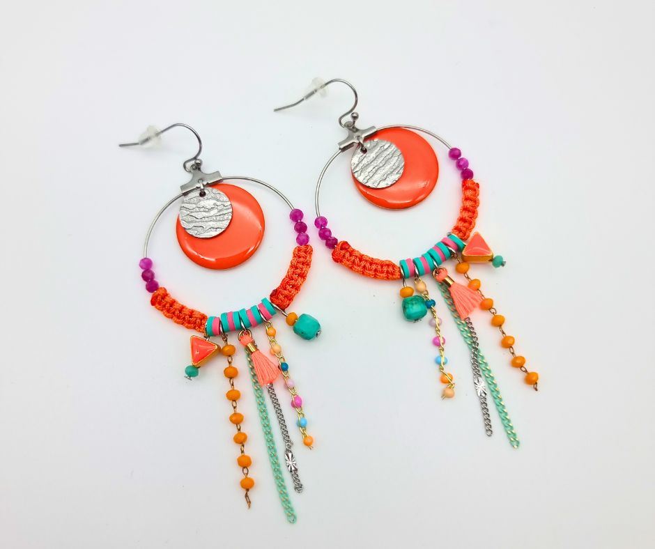 Boucles d’oreilles Soléa – Collection Les Audacieuses – Image 2