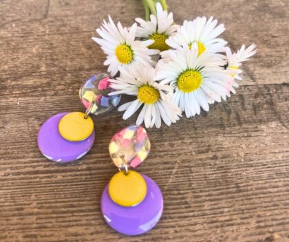 Boucles d’oreilles Pop Color – Collection Les Audacieuses