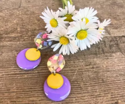 Boucles d’oreilles Pop Color – Collection Les Audacieuses