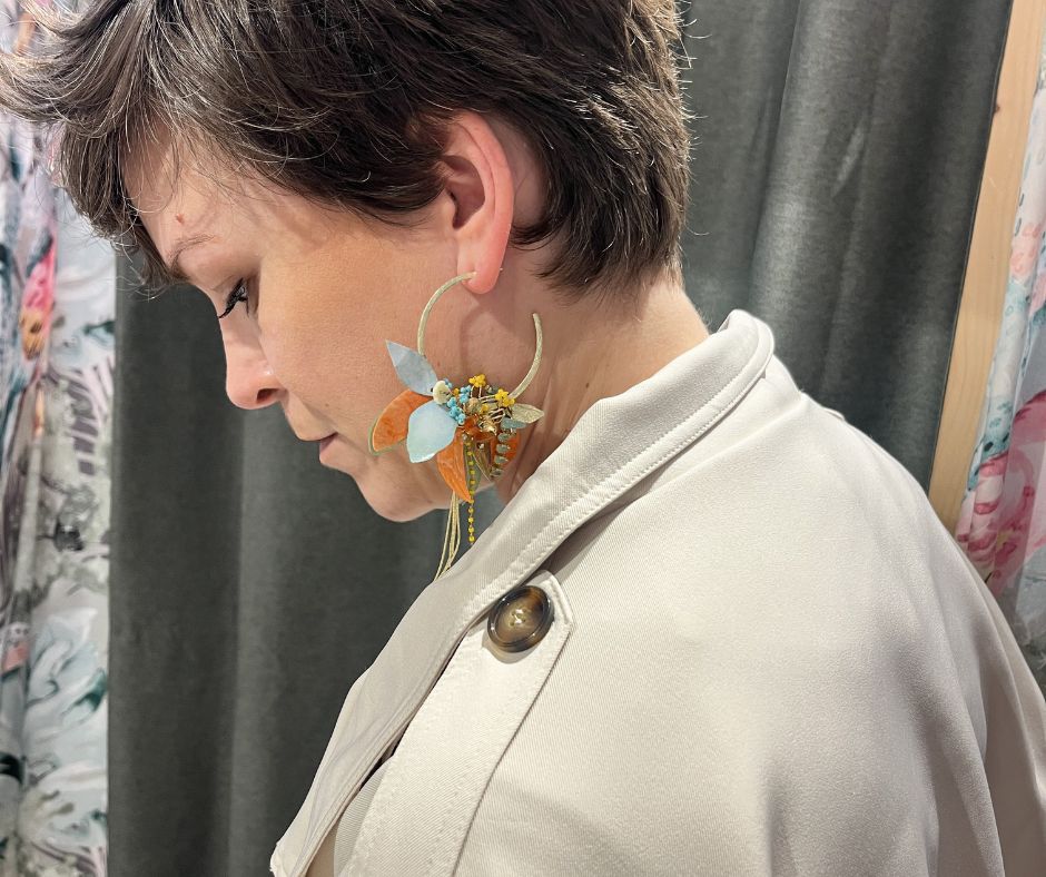 Boucles d’oreilles Signature Jardin Précieux – Collection Les Audacieuses