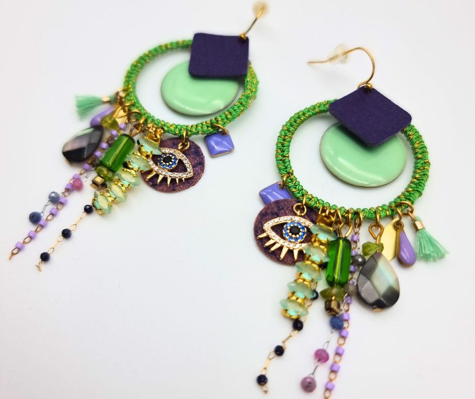 Boucles d’oreilles Calypso – Collection Les Audacieuses – Image 2