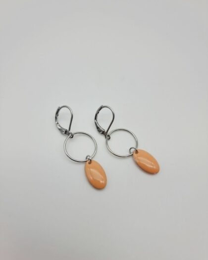 Boucles Éclat | Acier inoxydable et résine émaillée – Charly & Kty
