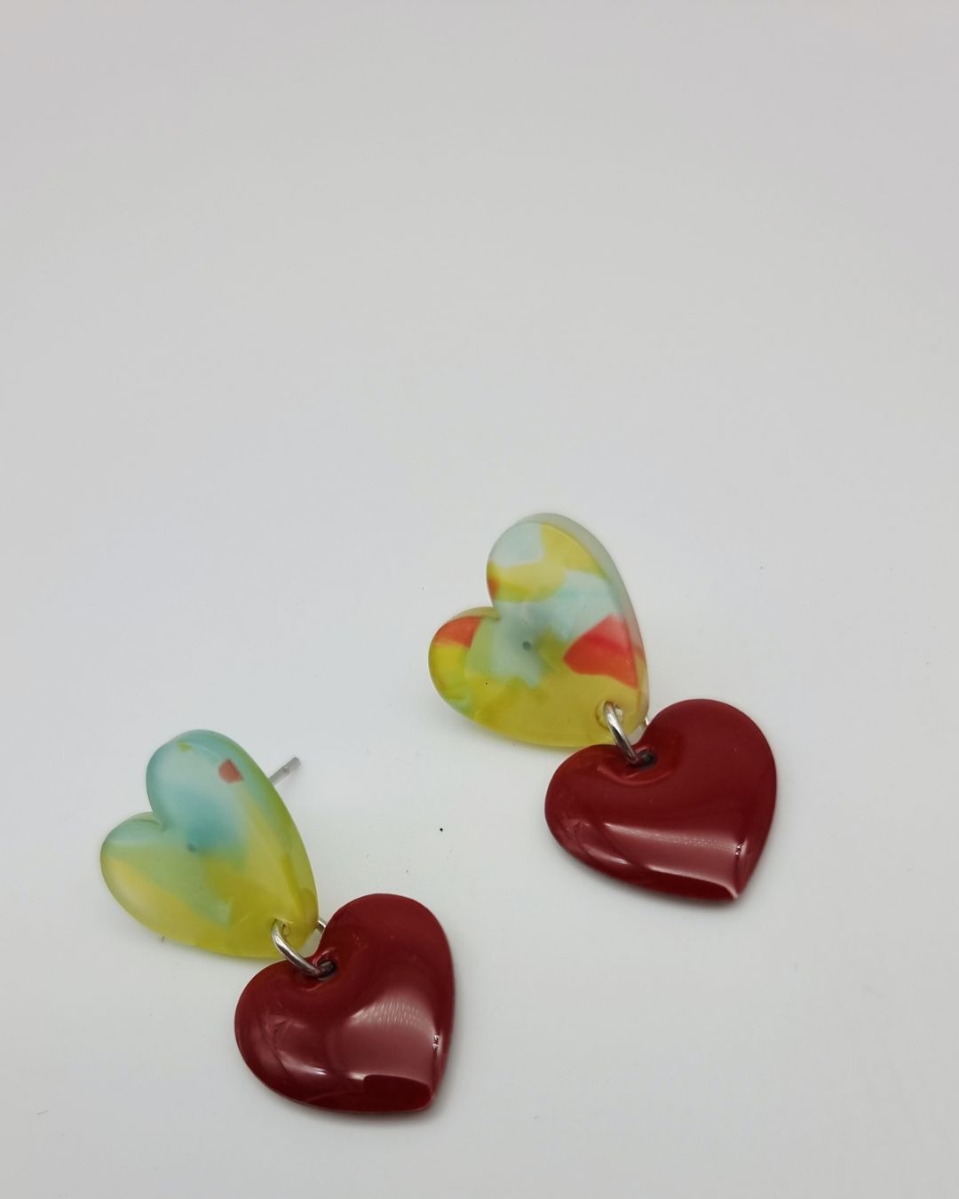 Boucles d’oreilles Cœurs Pop – Collection Les Audacieuses – Image 3