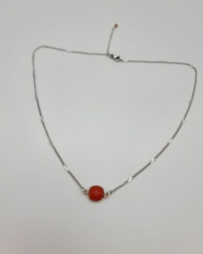 Collier Cornaline Éclat – Collection Intemporelle
