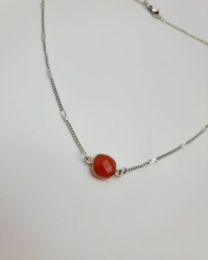 Collier Cornaline Éclat – Collection Intemporelle