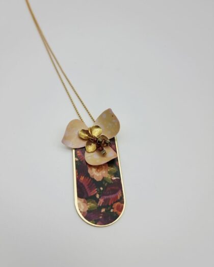 Sautoir Fleur d&rsquo;Automne – Collection Les Audacieuses