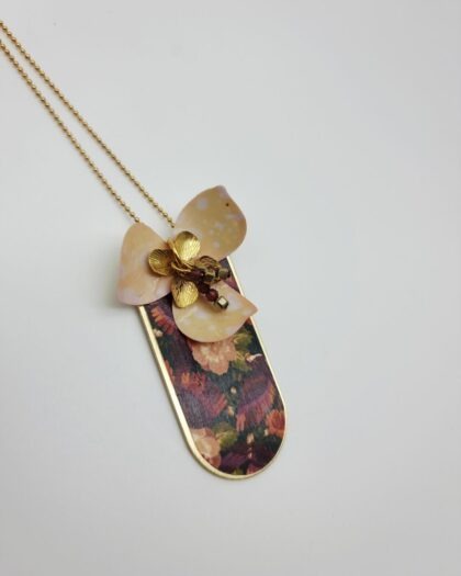 Sautoir Fleur d&rsquo;Automne – Collection Les Audacieuses