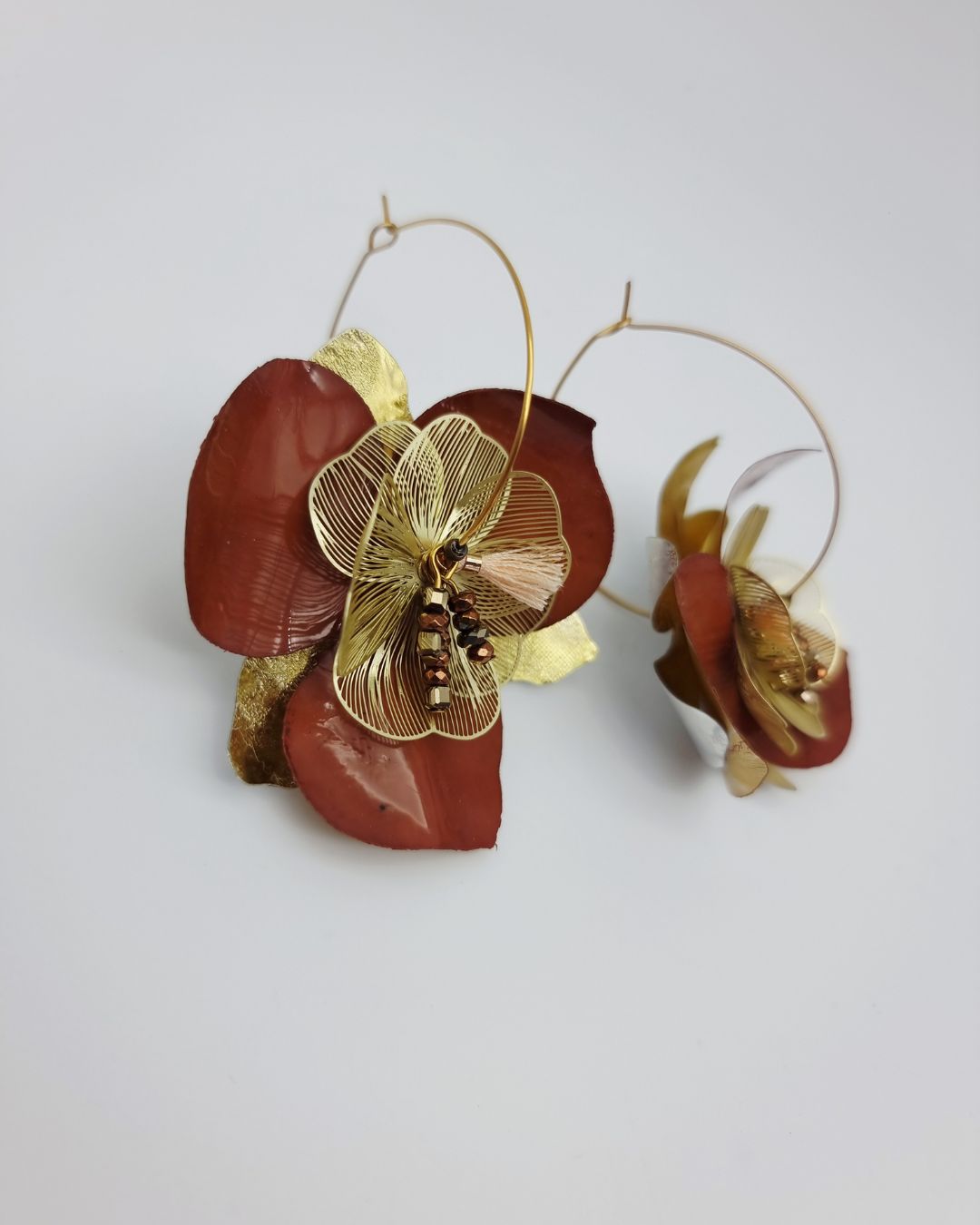 Boucles d'oreilles Fleur Éclat – Collection Les Audacieuses