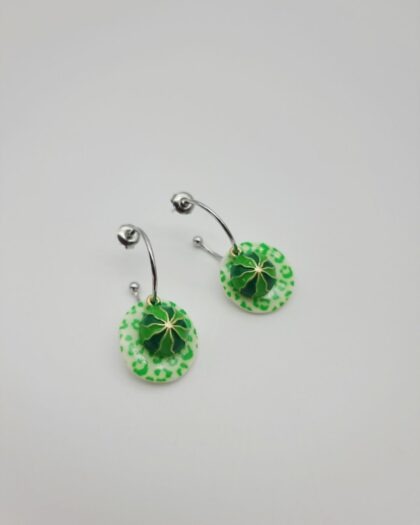 Boucles d’oreilles Pastèque Léopard – Collection Échappées Belles