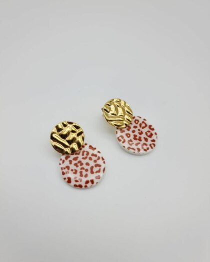 Boucles d&rsquo;oreilles Savane – Léopard chic | Collection Les Audacieuses