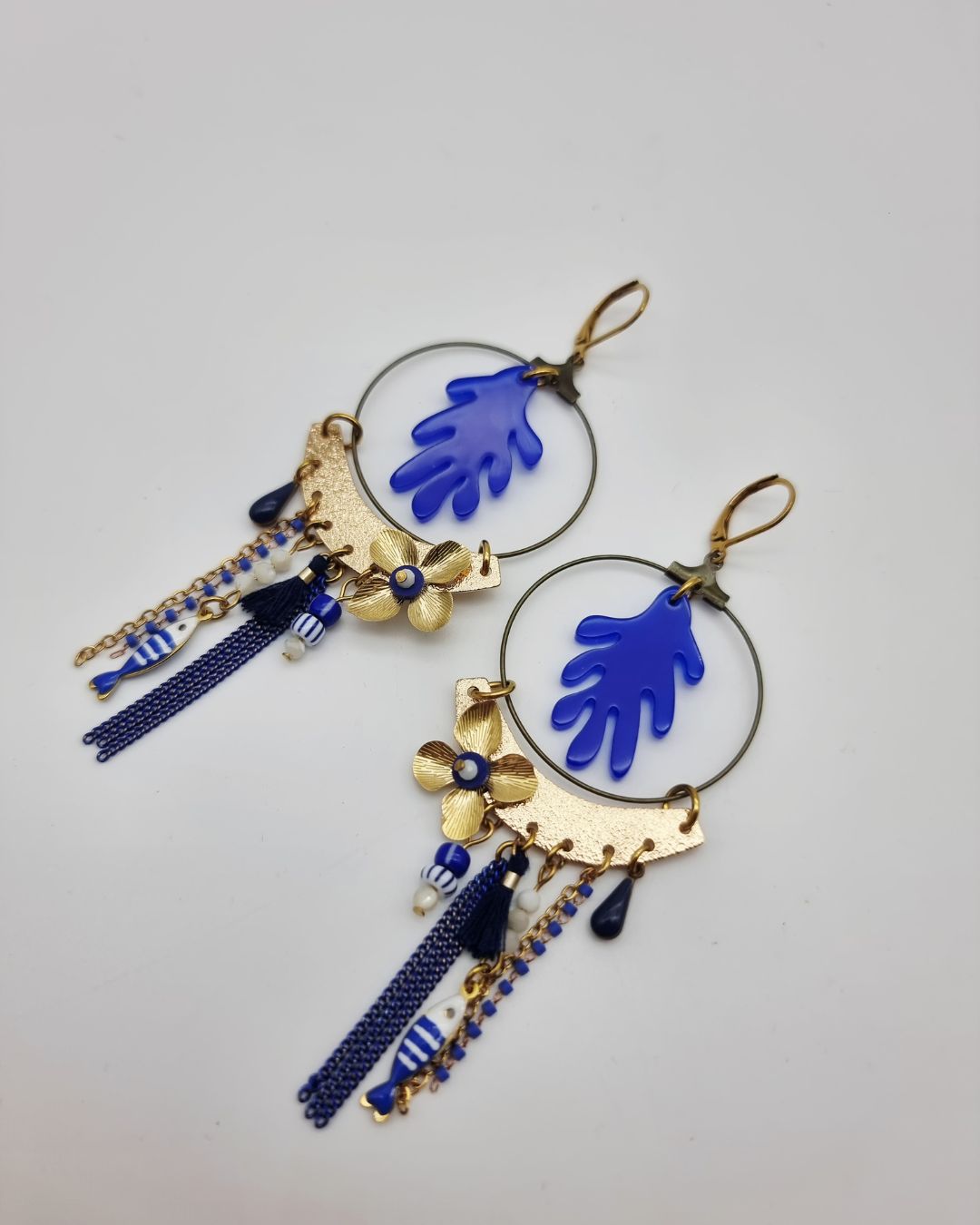Boucles d'oreilles Posidonie – Collection Échappées Belles – Image 2