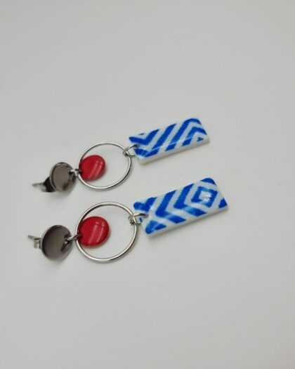 Boucles d’oreilles Santorin – Collection Échappées Belles