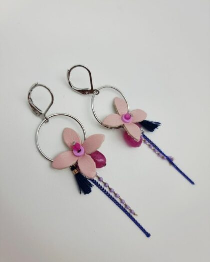 Boucles d&rsquo;oreilles Capucine – Collection Échappées Belles