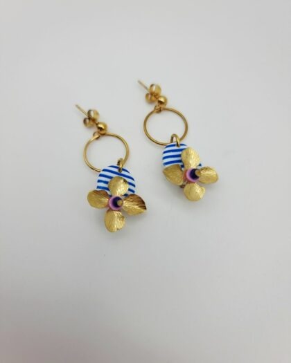 Boucles d&rsquo;oreilles Capucine – Collection Échappées Belles