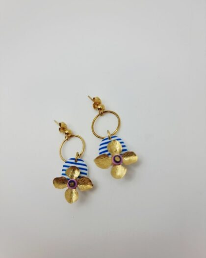 Boucles d&rsquo;oreilles Capucine – Collection Échappées Belles